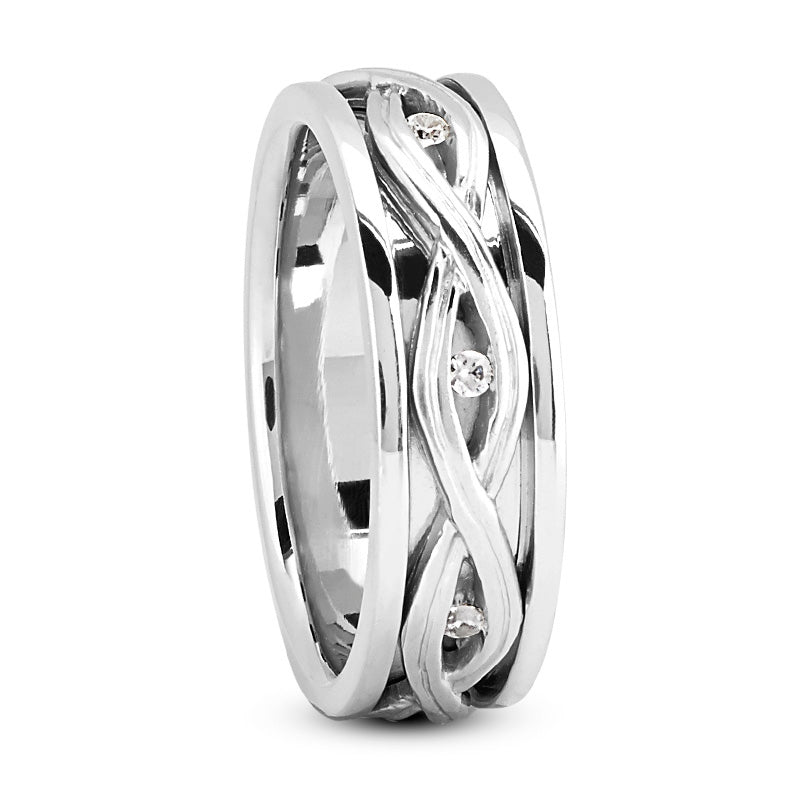 Buy Round cut Infinity Diamond Wedding Ring band