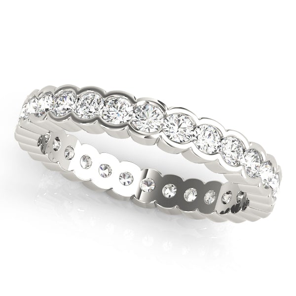 Bezel set clearance eternity band