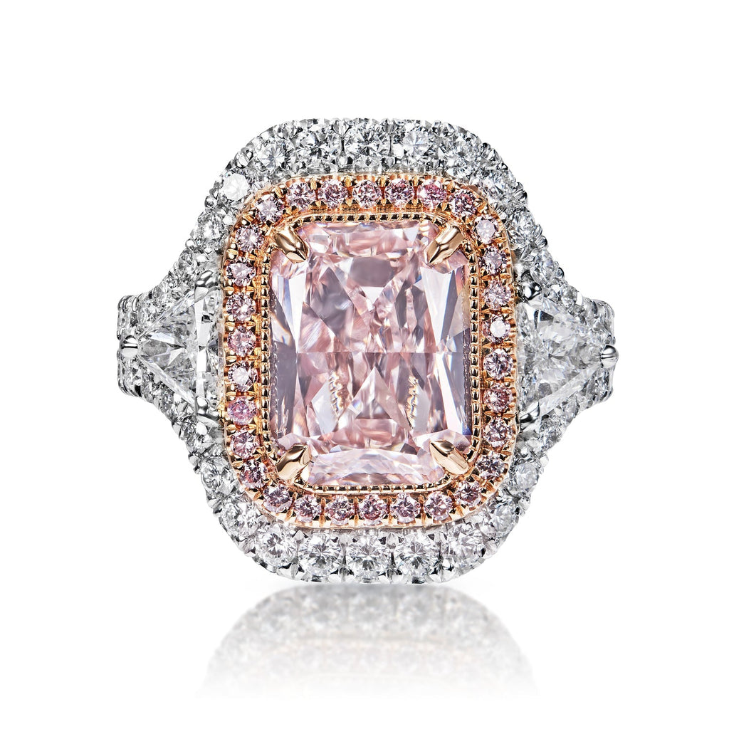 Rosa 10ct Purplish Pink Diamond Engagement Ring | Nekta New York - Ring - Mike Nekta Nyc - Nekta New York