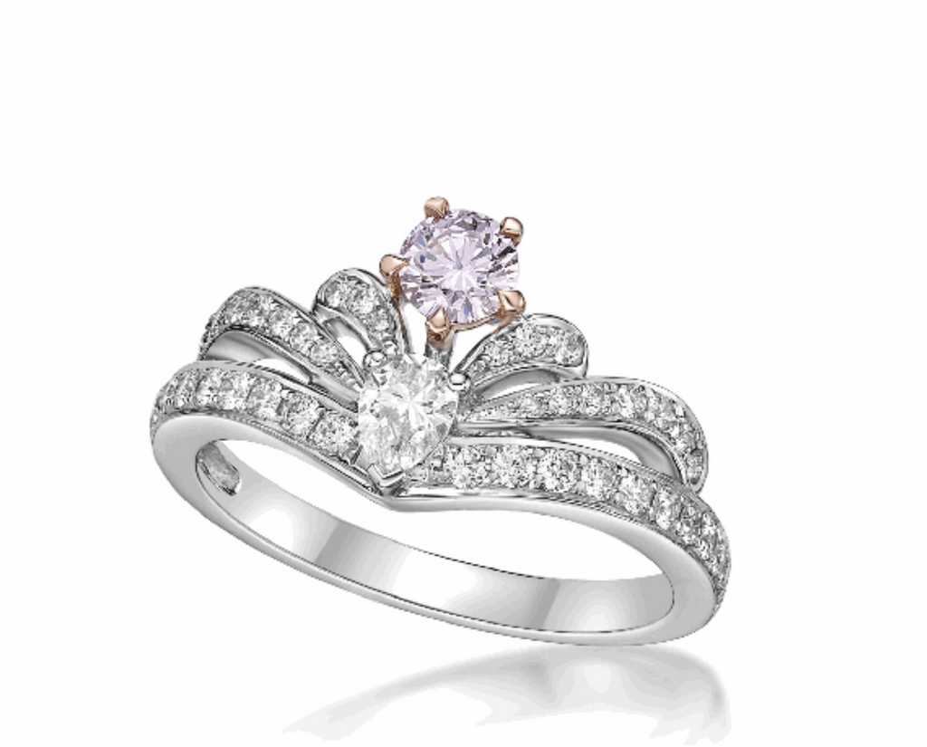 Merr 3ct Pear Shaped Blue Diamond Engagement Ring | Nekta New York - Ring - Mike Nekta NYC - Nekta New York