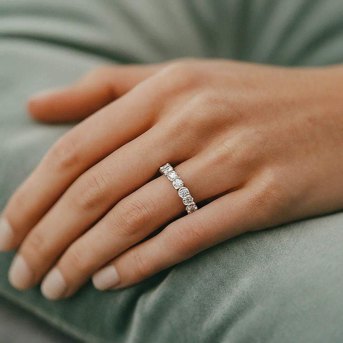 are diamond eternity bands comfortable