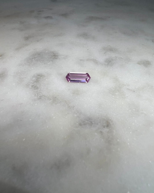 0.99 CARAT HEXAGON CUT NATURAL PINK SAPPHIRE LOOSE GEMSTONE