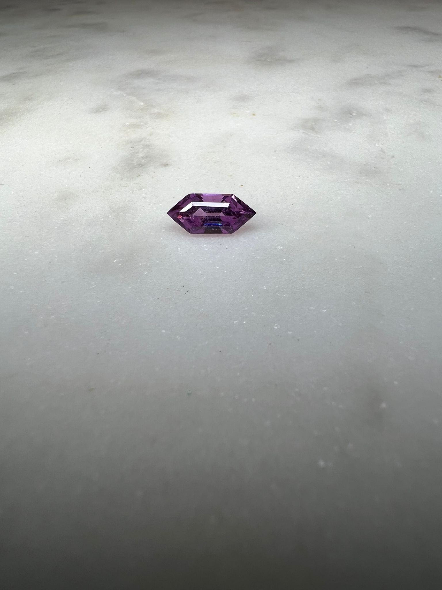 1.50 CARAT HEXAGON CUT NATURAL PURPLE SAPPHIRE LOOSE GEMSTONE