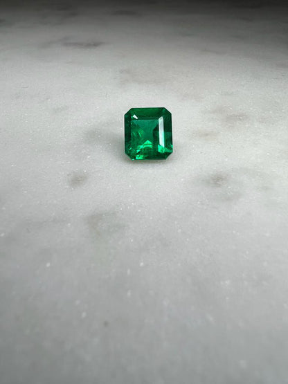 1.73 CARAT EMERALD CUT NATURAL GREEN EMERALD LOOSE GEMSTONE