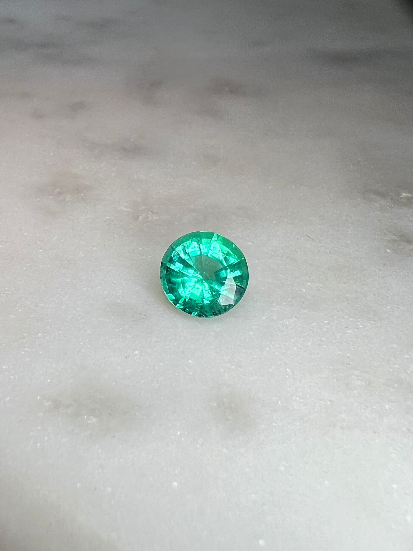 2.13 CARAT ROUND CUT NATURAL GREEN EMERALD LOOSE GEMSTONE