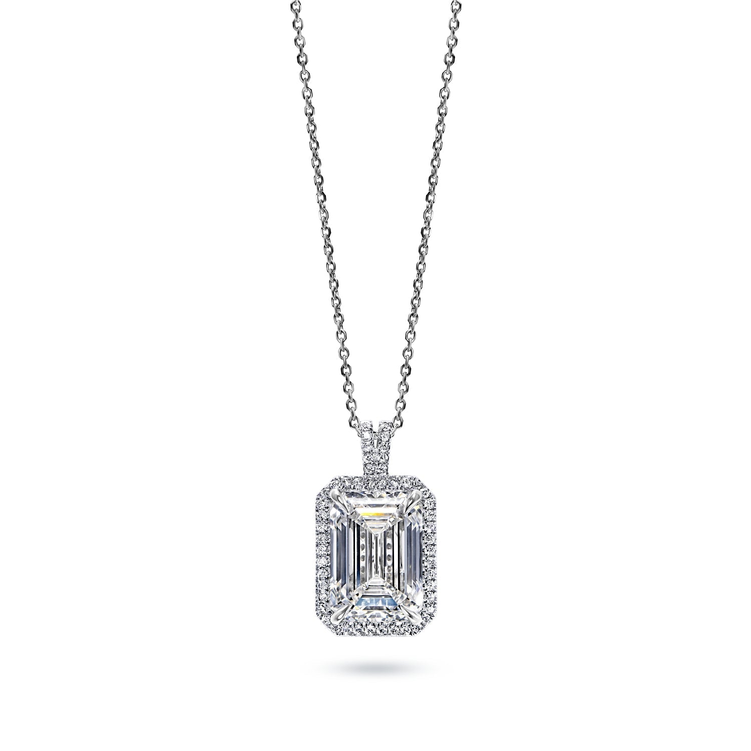 Tiffany & Co. 1.00 Carat Emerald Cut Diamond Pendant | Farringdons Jewellery