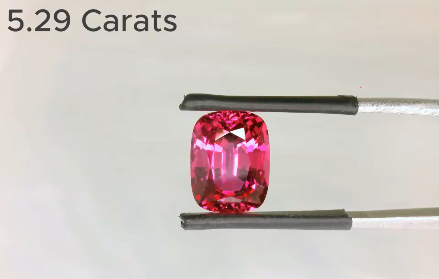 5.29 Carat Cushion Brilliant Cut Heated