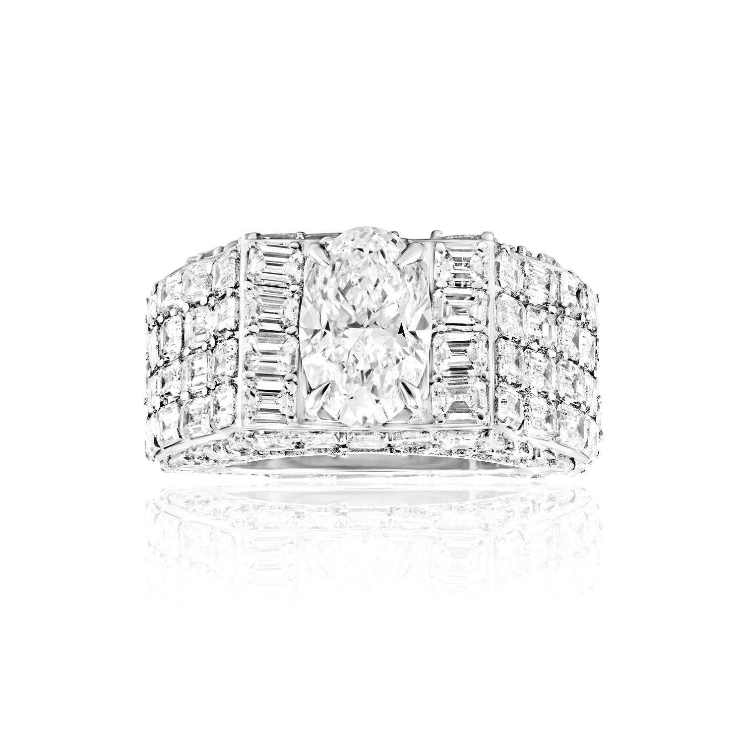 Nekta New York Men's Eternity Diamond Wedding Ring