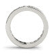 ETHOS Men 8 Carat Diamond Wedding Band Channel Eternity 4MM in 14k White Gold