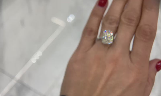 Cushion Modified Brilliant Cut Diamond Engagement Ring Video