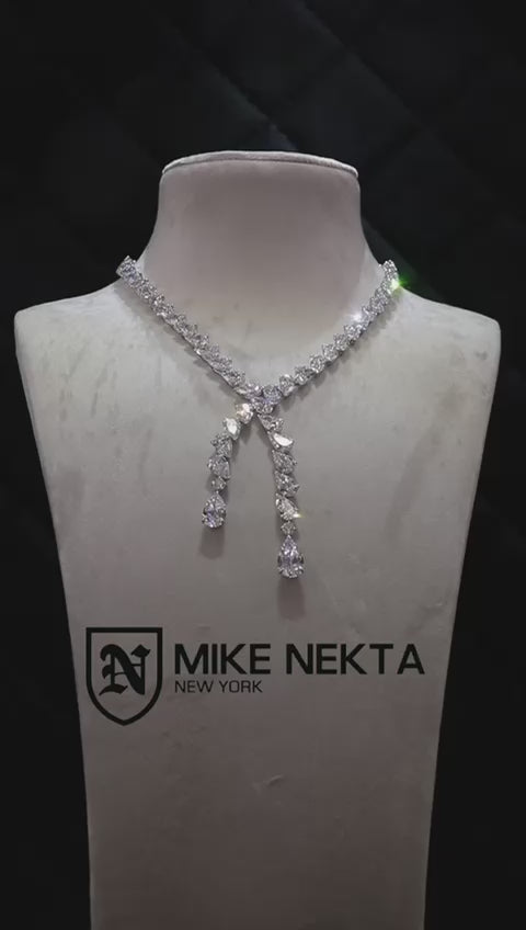 Loralie 72 Carats Lab-Grown Diamond Drop Necklace Showcase 3