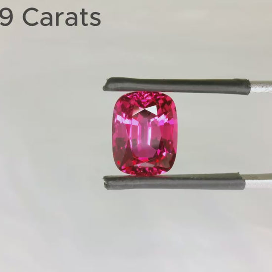 5.29 Carat Cushion Brilliant Cut Heated Video