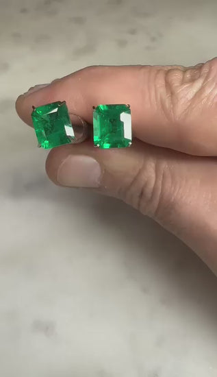 3.18 CARAT EMERALD CUT NATURAL GREEN EMERALD LOOSE GEMSTONE VIDEO