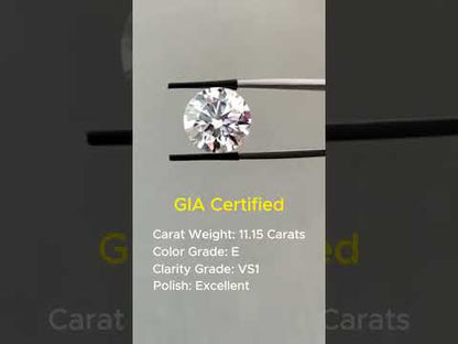 11.15 Carat ROUND - EX - E - VS1 - GIA - 2235019229