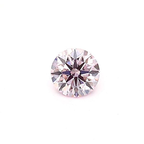 0.10 CARAT ROUND BRILLIANT NATURAL FANCY LIGHT PINK LOOSE PINK ARGYLE  DIAMOND CERTIFIED VS 0.11 CT FIP 7PP BY MIKE NEKTA NYC