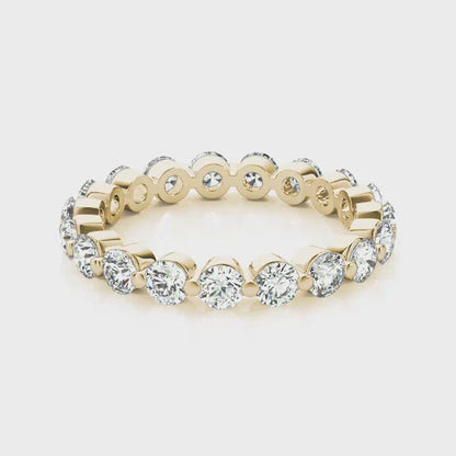 MAJESTY 2.3 Carat Diamond Eternity Band in 14K/ 18K/ Platinum GIA Graded 15 pointer G Color SI1 Clarity By Mike Nekta SIZE 5