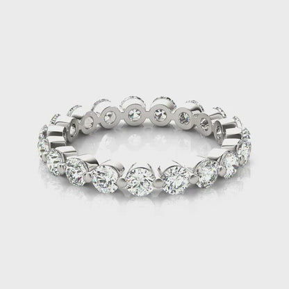 MAJESTY 2.3 Carat Diamond Eternity Band in 14K/ 18K/ Platinum GIA Graded 15 pointer G Color SI1 Clarity By Mike Nekta SIZE 5