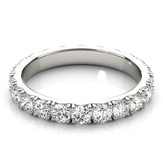 CUPID 1.40 Carat Diamond Eternity Band in 14K/ 18K/ Platinum GIA Graded 5 pointer G Color SI1 Clarity By Mike Nekta SIZE 7