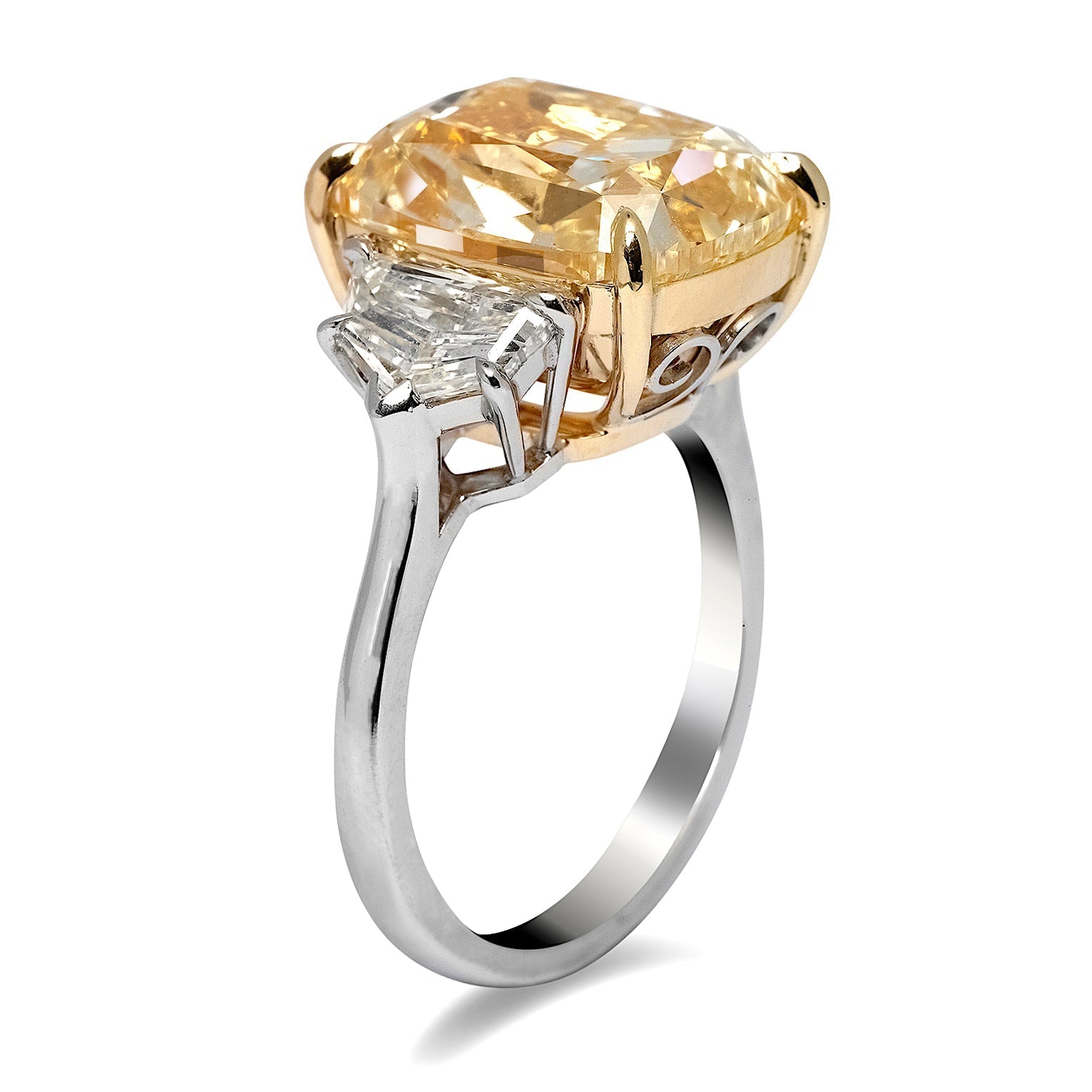 Offers Natural Yellow Diamond 0.11 Ct Rare Loose Fancy Vivid Orangy Cushion Clarity SI1 Eco Friendly Diamond Beloved Jewelry Making Engagement Ring