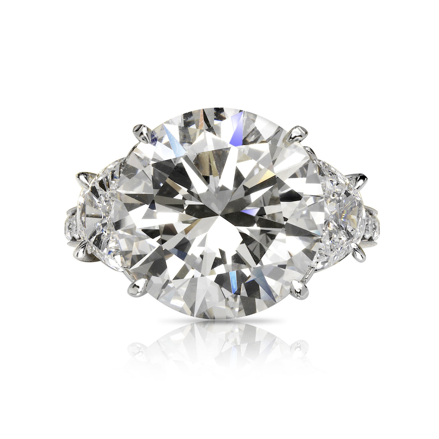 Gigi 12ct Round Cut Diamond Engagement Ring | Nekta New York
