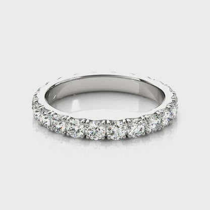 CUPID 2.2 Carat Diamond Eternity Band in 14K/ 18K/ Platinum GIA Graded 10 pointer G Color SI1 Clarity By Mike Nekta SIZE 7