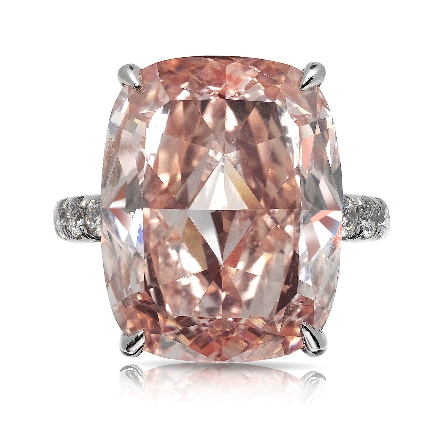 GIA Certified 3.15 Carat Fancy Pink Purple Heart Diamond Ring in 18k Rose  Gold For Sale at 1stDibs