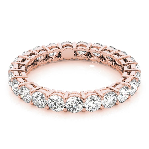 AMOUR 2.5 Carat Diamond Eternity Band in 14K/ 18K/ Platinum GIA Graded 10 pointer G Color SI1 Clarity By Mike Nekta SIZE 6