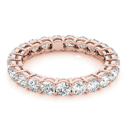 AMOUR 2.5 Carat Diamond Eternity Band in 14K/ 18K/ Platinum GIA Graded 10 pointer G Color SI1 Clarity By Mike Nekta SIZE 6