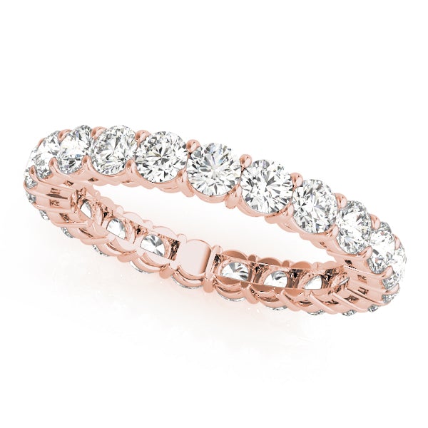 AMOUR 2.5 Carat Diamond Eternity Band in 14K/ 18K/ Platinum GIA Graded 10 pointer G Color SI1 Clarity By Mike Nekta SIZE 6