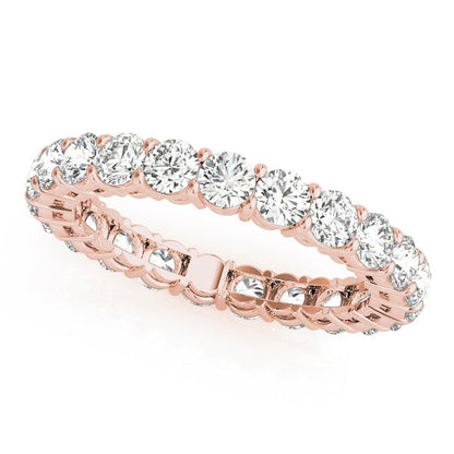 AMOUR 2.5 Carat Diamond Eternity Band in 14K/ 18K/ Platinum GIA Graded 10 pointer G Color SI1 Clarity By Mike Nekta SIZE 6