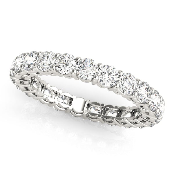 AMOUR 2.5 Carat Diamond Eternity Band in 14K/ 18K/ Platinum GIA Graded 10 pointer G Color SI1 Clarity By Mike Nekta SIZE 6