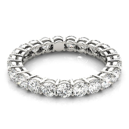 AMOUR 2.5 Carat Diamond Eternity Band in 14K/ 18K/ Platinum GIA Graded 10 pointer G Color SI1 Clarity By Mike Nekta SIZE 6