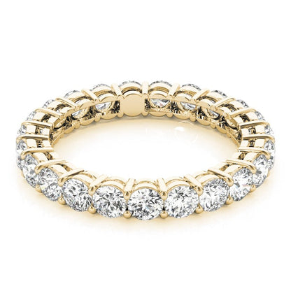 AMOUR 2.5 Carat Diamond Eternity Band in 14K/ 18K/ Platinum GIA Graded 10 pointer G Color SI1 Clarity By Mike Nekta SIZE 6