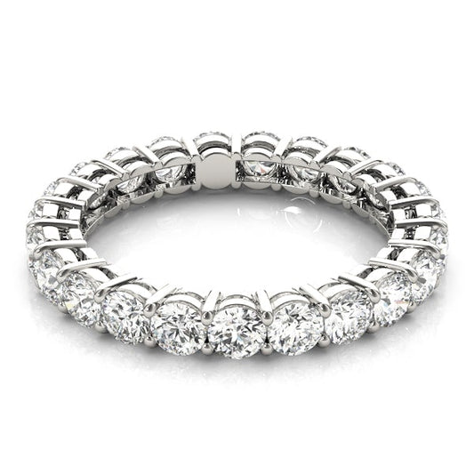 AMOUR 2.5 Carat Diamond Eternity Band in 14K/ 18K/ Platinum GIA Graded 10 pointer G Color SI1 Clarity By Mike Nekta SIZE 8