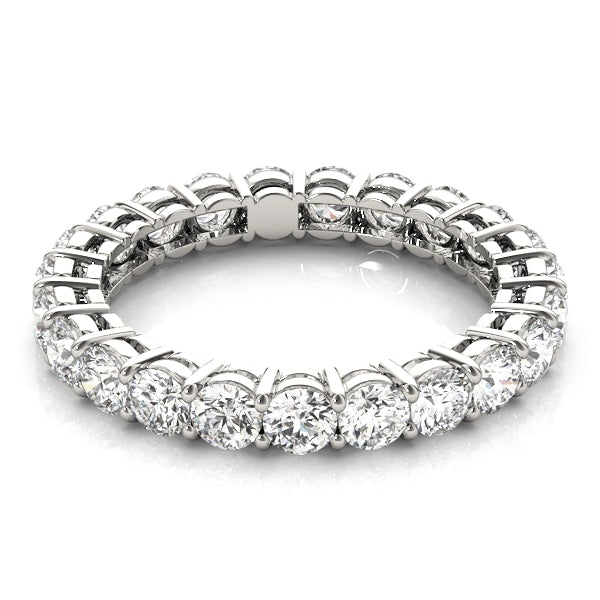 AMOUR 2.8 Carat Diamond Eternity Band in 14K/ 18K/ Platinum GIA Graded 10 pointer G Color SI1 Clarity By Mike Nekta SIZE 9