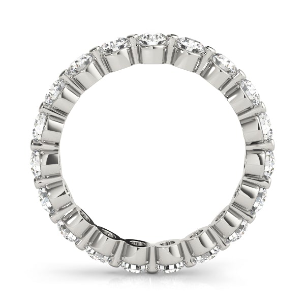 MAJESTY 2 Carat Diamond Eternity Band in 14K/ 18K/ Platinum GIA Graded 15 pointer G Color SI1 Clarity By Mike Nekta SIZE 4