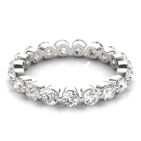 MAJESTY 2 Carat Diamond Eternity Band in 14K/ 18K/ Platinum GIA Graded 10 pointer G Color SI1 Clarity By Mike Nekta SIZE 9