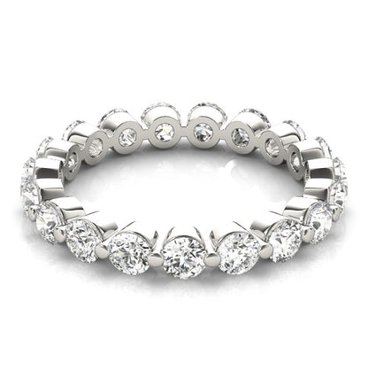 MAJESTY 2.4 Carat Diamond Eternity Band in 14K/ 18K/ Platinum GIA Graded 15 pointer G Color SI1 Clarity By Mike Nekta SIZE 6