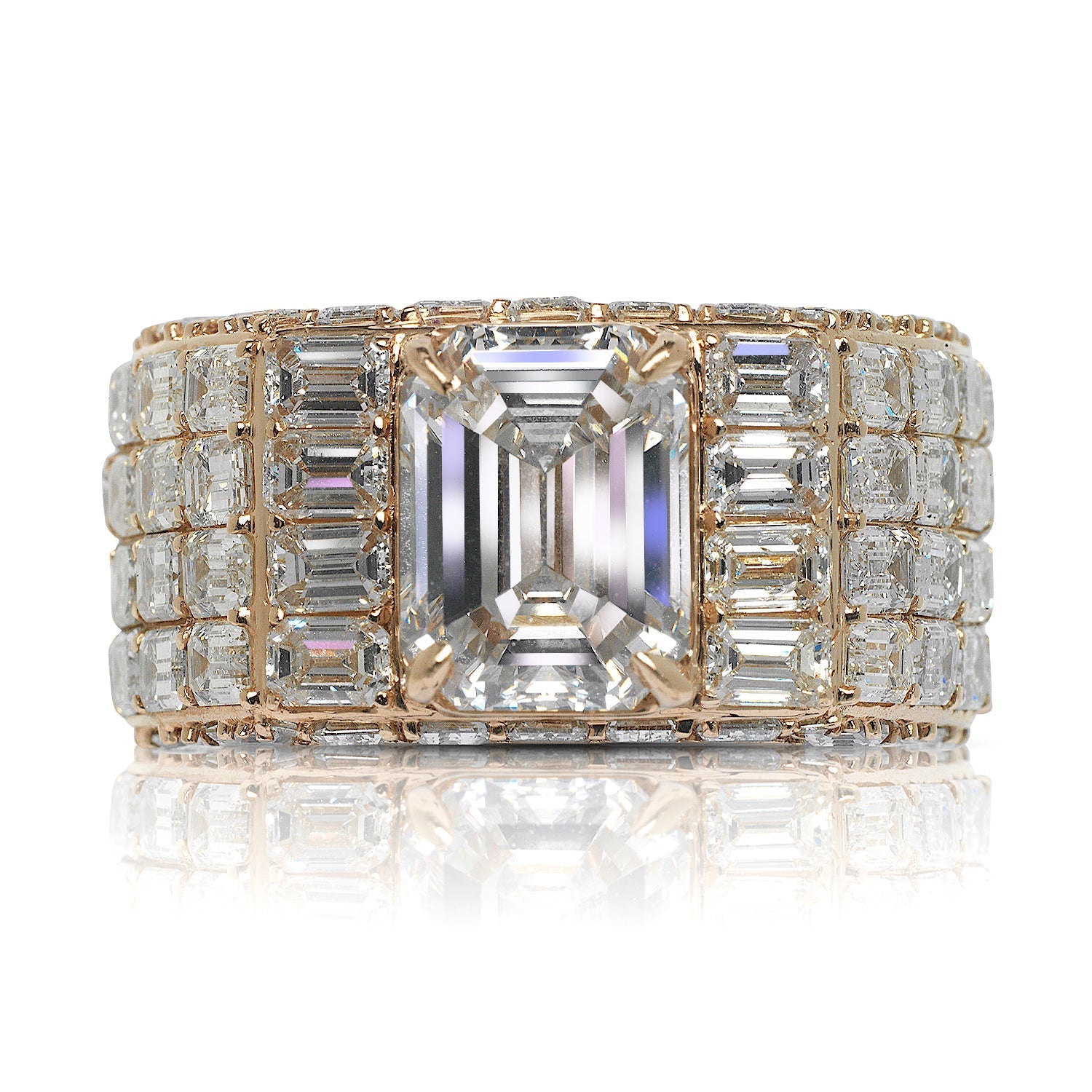Buy Two-toned Diamond Men's Ring Online | ORRA