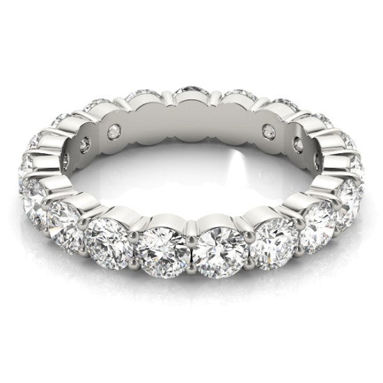 SPLENDOR 5.7 Carat Diamond Eternity Band in 14K/ 18K/ Platinum  GIA Graded  40 pointer G Color SI1 Clarity By Mike Nekta SIZE 5 to 6.5