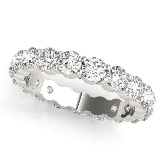 SPLENDOR 5 Carat Diamond Eternity Band in 14K - 18K or Platinum  33 pointer G Color SI1 Clarity By Mike Nekta SIZE 4.5 to 6.5