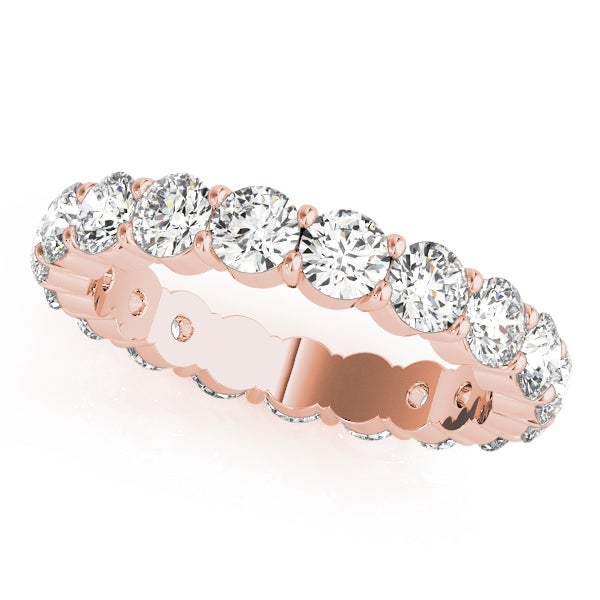 SPLENDOR 3.8 Carat Diamond Eternity Band in 14K/ 18K/ Platinum  25 pointer G Color SI1 Clarity By Mike Nekta SIZE 4 to 4.5