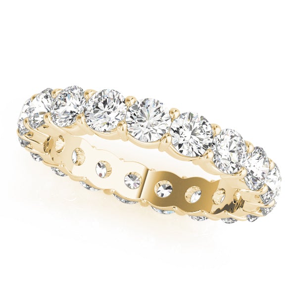 XENA 5.7 Carat Diamond Eternity Band in 14K - 18K Gold or Platinum 40 pointer G Color SI1 Clarity U Shape Shared Prong By Mike Nekta SIZE 5 to 6.5