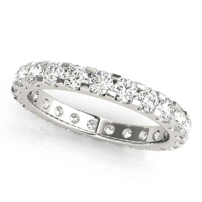 GAIA 2.8 Carat Diamond Eternity Band in 14K/ 18K/ Platinum GIA Graded 15 pointer G Color SI1 Clarity By Mike Nekta SIZE 4 to 5