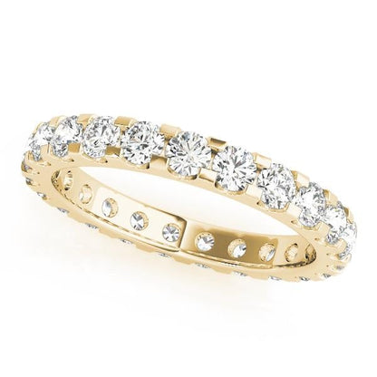 GAIA 3.2 Carat Diamond Eternity Band in 14K/ 18K/ Platinum GIA Graded 20 pointer G Color SI1 Clarity By Mike Nekta SIZE 4