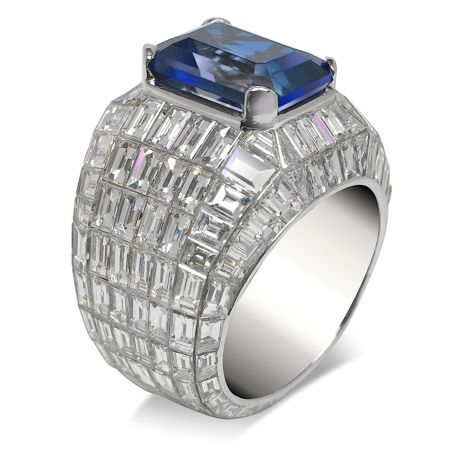 Ceylon Sapphire outlet & Diamond Gentleman’s ring