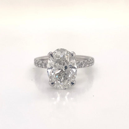 LANA 4 Carat Lab Grown Diamond Engagement Ring IGI Certified