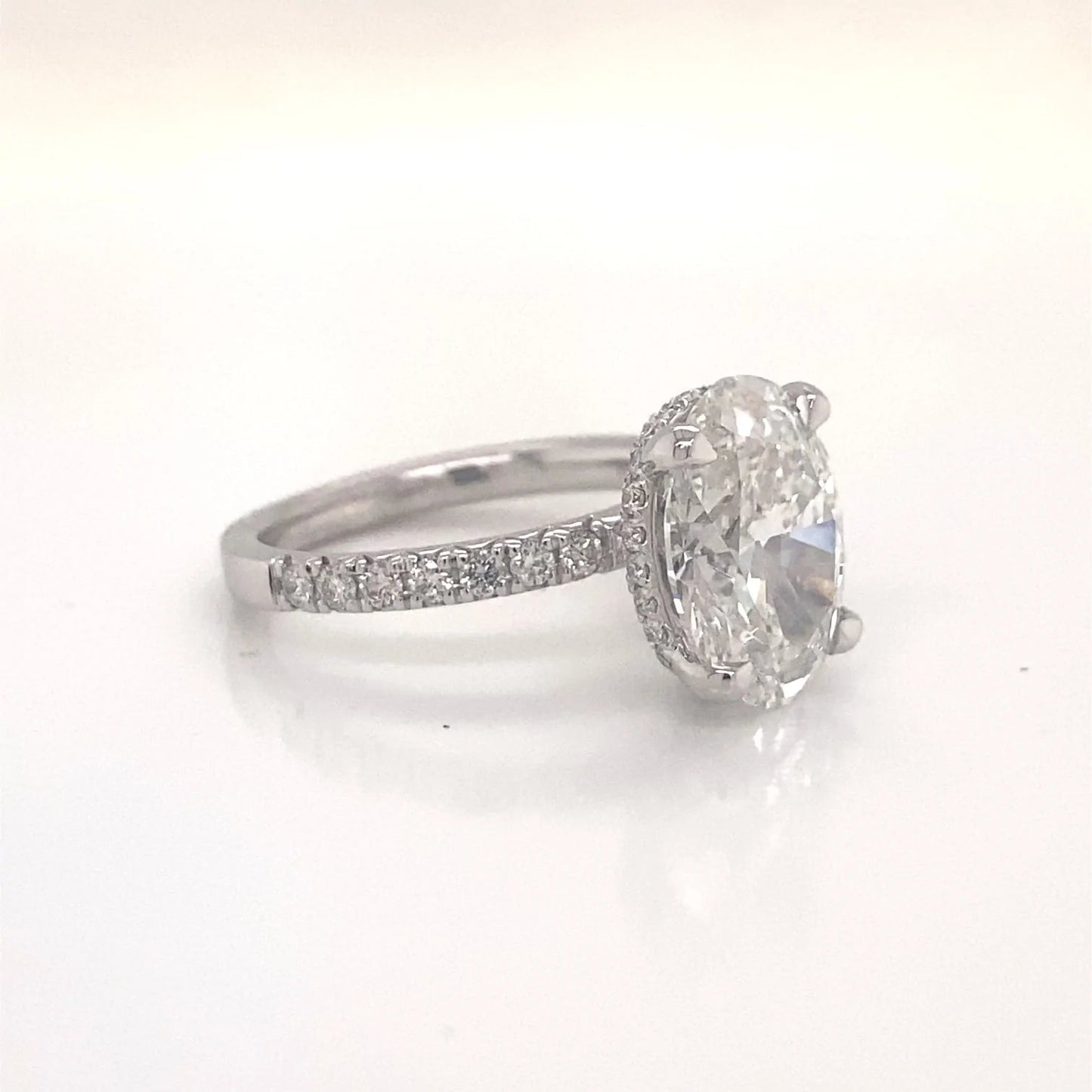 LANA 4 Carat Lab Grown Diamond Engagement Ring IGI Certified