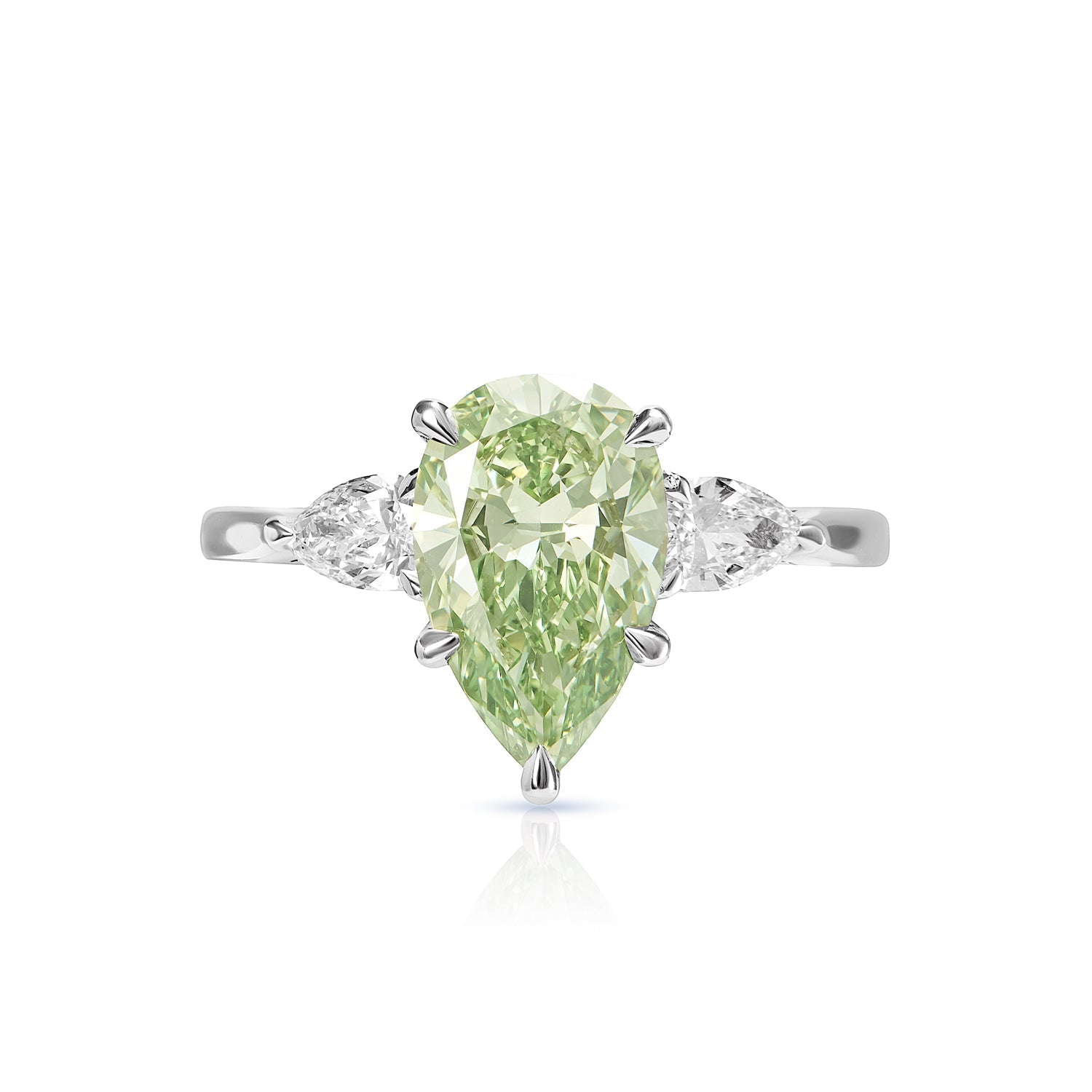 Natural Green Diamond Ring | Diamond Ring Chinese | Fine Diamond Ring Green  - Design - Aliexpress