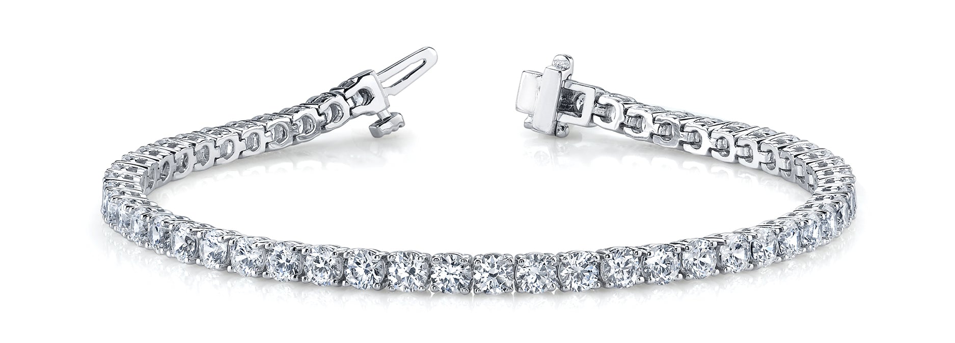 Mila - Crown Prong Diamond Tennis Bracelet – Gem Jewelers Co.